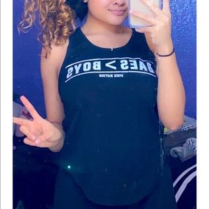 victoria secret/ pink athletic tank top